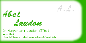 abel laudon business card